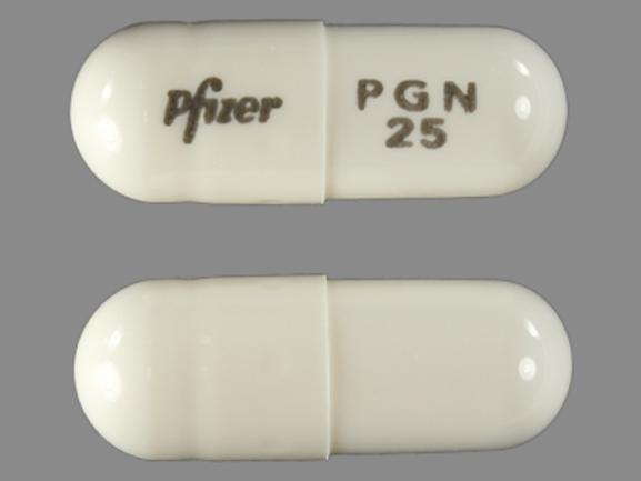 Lyrica 25 mg Pfizer PGN 25