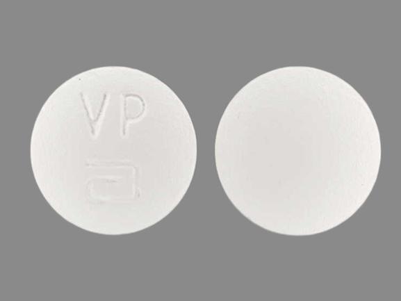 Pill VP a White Round is Vicoprofen