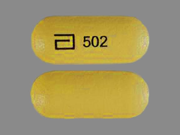 Pill a 502 Yellow Capsule/Oblong is Advicor