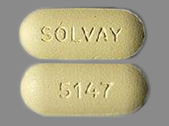 Pill SOLVAY 5147 Gold Oval is Teveten HCT