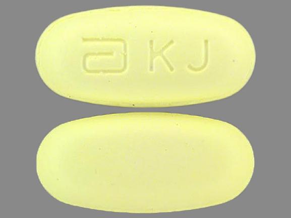 Pill a KJ Yellow Oval is Biaxin XL