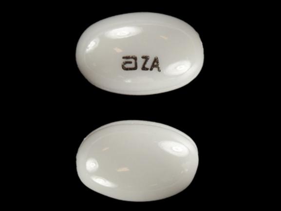 Pill LOGO ZA Gray Elliptical/Oval is Zemplar