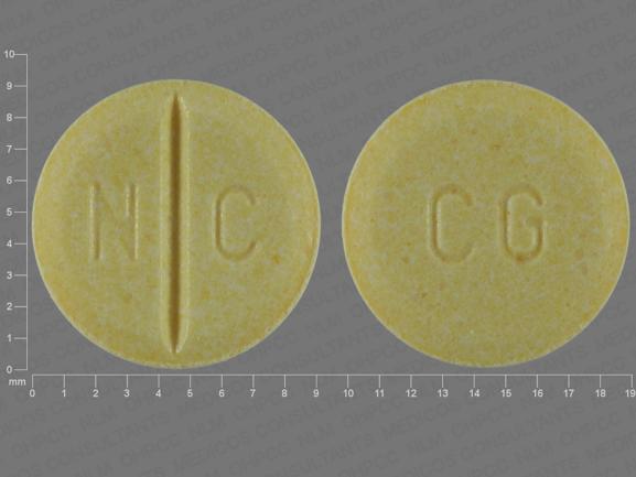 Pill N C CG Yellow Round is Coartem