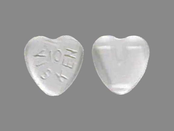 Pill 10 VISKEN V White Heart-shape is Visken