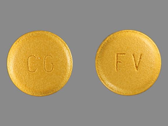 Pill CG FV Yellow Round is Femara