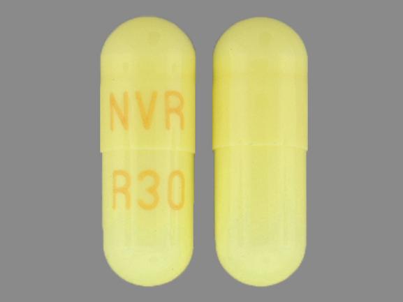 Ritalin LA 30 mg NVR R30