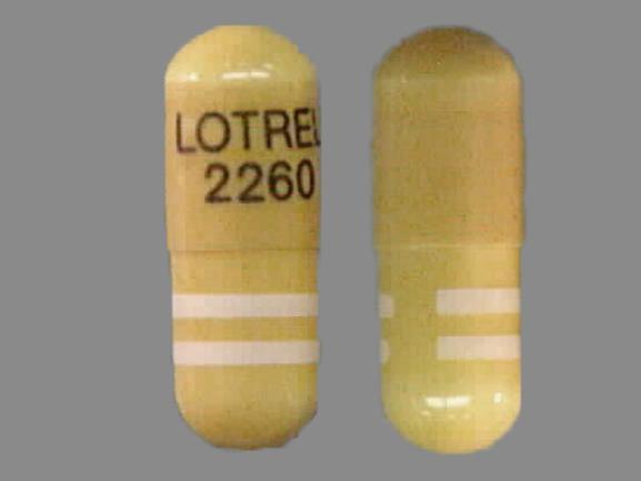 Pill LOTREL 2260 Brown Capsule/Oblong is Lotrel