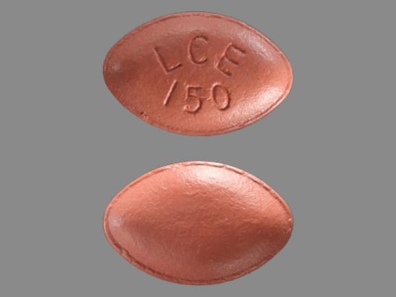 Pill LCE 150 Brown Oval is Stalevo 150