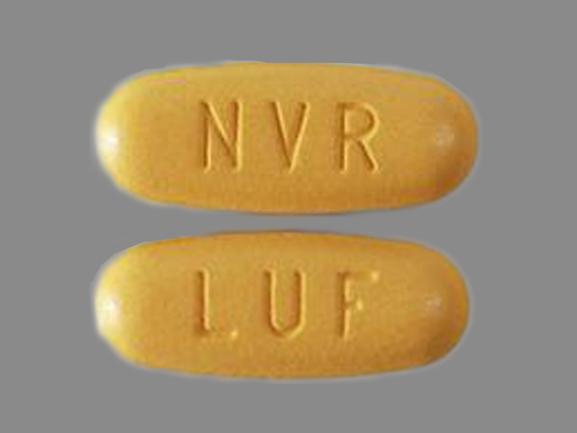 Pill NVR LUF Yellow Oval is Exforge