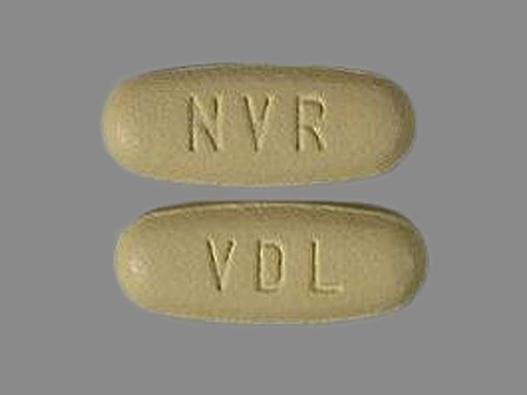 Pill NVR VDL Yellow Oval is Exforge HCT