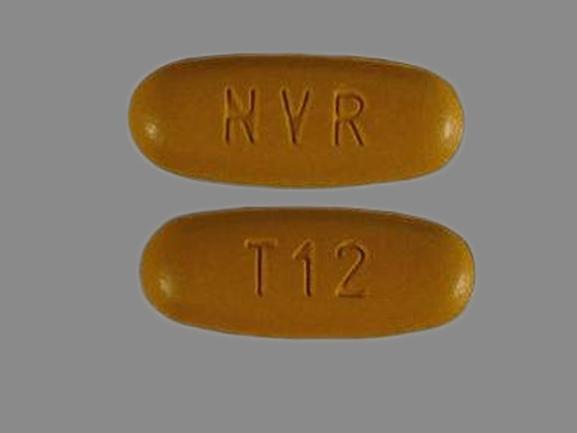 Pill T12 NVR Brown Oval is Tekamlo