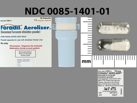 Pill CG FXF Clear Capsule/Oblong is Foradil