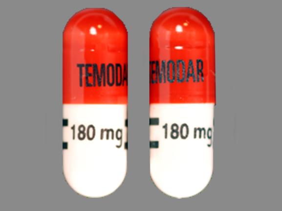 Temodar Temozolomide 180 mg TEMODAR 180 mg Logo