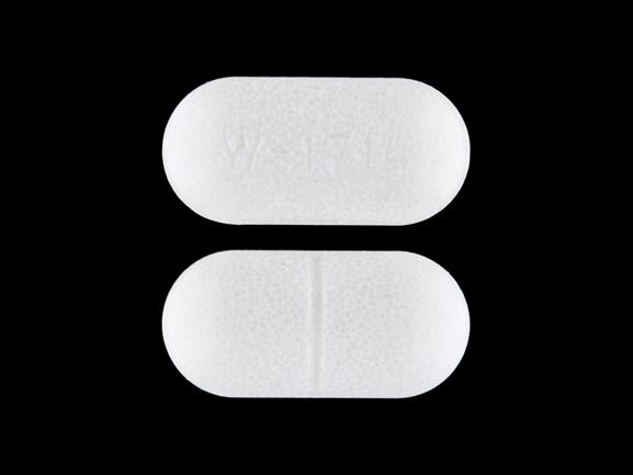 Pill W-1714 White Oval is Potassium Chloride Extended-Release