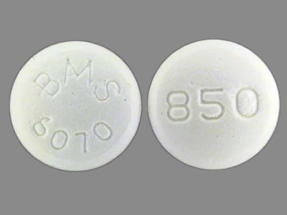 Glucophage 850 mg BMS 6070 850