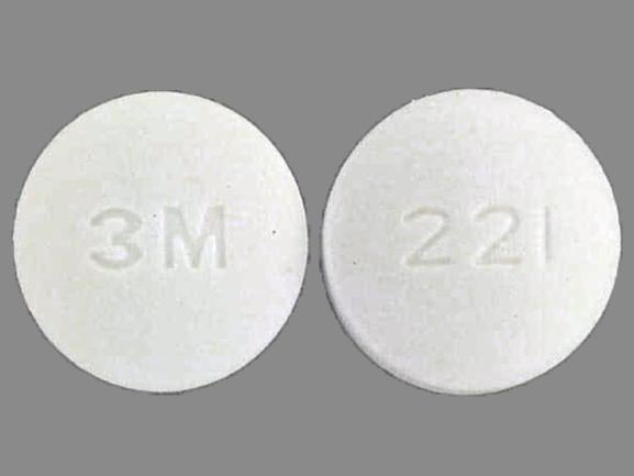 Pill 3M 221 White Round is Norflex