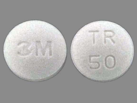 Pill 3M TR 50 White Round is Tambocor