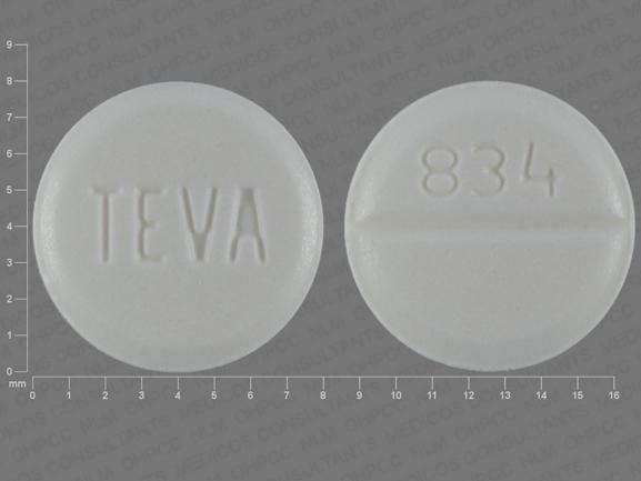 Clonazepam 2 mg TEVA 834