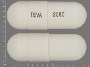 Hydrochlorothiazide 12.5 mg TEVA 2080