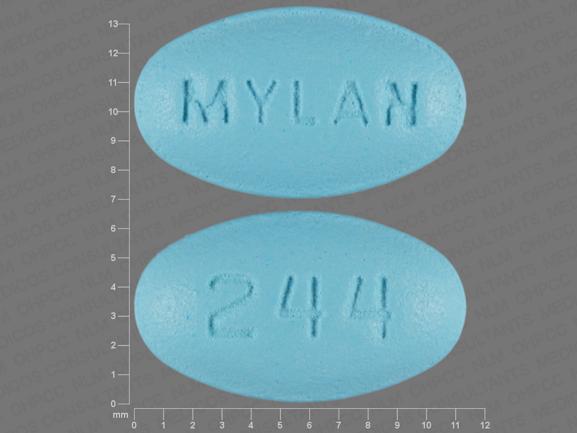 Verapamil hydrochloride extended-release 120 mg MYLAN 244