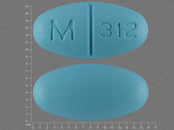 Verapamil hydrochloride extended-release 180 mg M 312