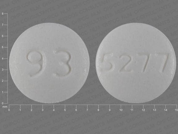 Pill 93 5277 White Round is Dexmethylphenidate Hydrochloride