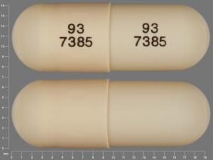 Pill 93 7385 93 7385 White Capsule-shape is Venlafaxine Hydrochloride Extended-Release