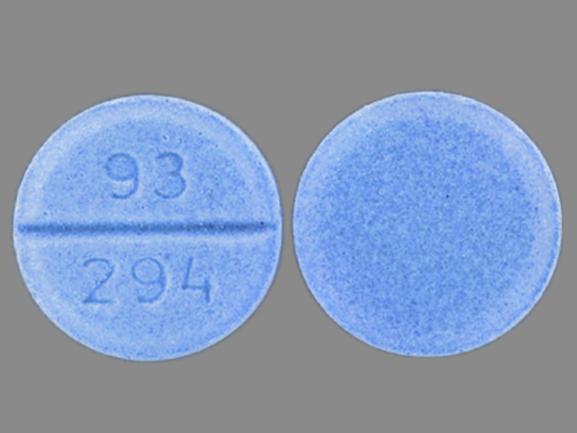Carbidopa and levodopa 25 mg / 250 mg 93 294