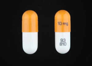 Pill 10 mg 93 810 Orange Capsule/Oblong is Nortriptyline HCl