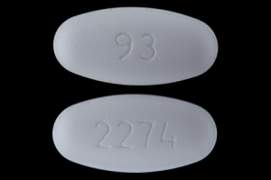Amoxicillin and clavulanate potassium 500 mg / 125 mg 93 2274