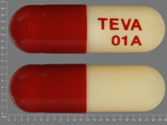 Aspirin and extended-release dipyridamole 25 mg / 200 mg TEVA 01A