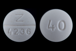 Pill Z 4236 40 White Round is Nadolol