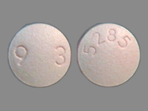 Pill 9 3 5285 Orange Round is Ropinirole Hydrochloride