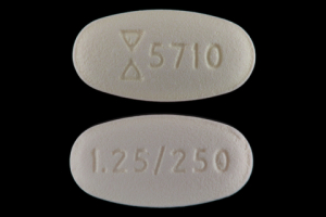 Glyburide and metformin hydrochloride 1.25 mg / 250 mg Logo 5710 1.25/250