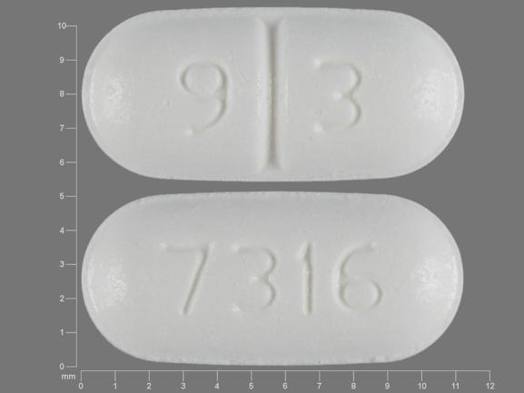 Pill 9 3 7316 White Oval is Desmopressin Acetate