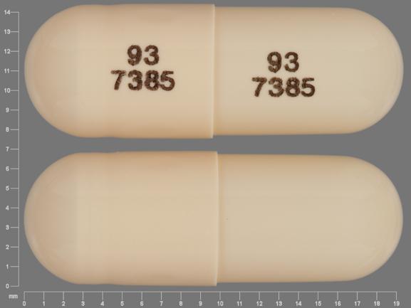 Venlafaxine hydrochloride extended-release 75 mg 93 7385 93 7385