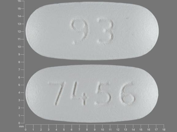 Glipizide and metformin hydrochloride 2.5 mg / 500 mg 93 7456