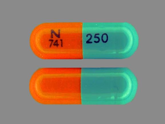Mexiletine hydrochloride 250 mg N 741 250