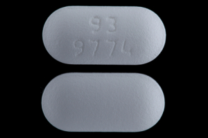 Pill 93 9774 White Capsule/Oblong is Hydroxychloroquine Sulfate