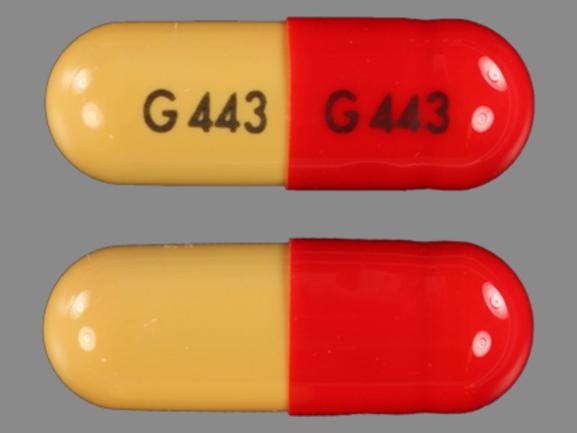 Pill G443 G443 is Dantrolene Sodium 100 mg