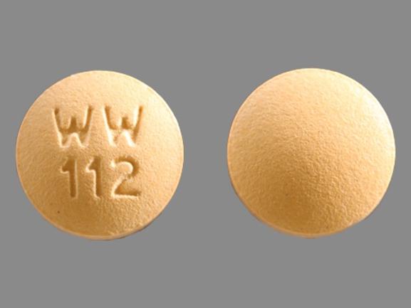 Doxycycline hyclate 100 mg WW 112