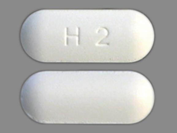 Pill H 2 White Capsule-shape is Naproxen Sodium