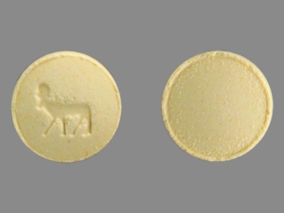 Pill Bull Logo Yellow Round is Prandin