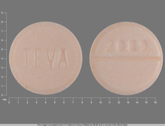 Hydrochlorothiazide 50 mg TEVA 2089