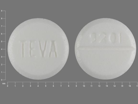 Glipizide 5 mg TEVA 9201