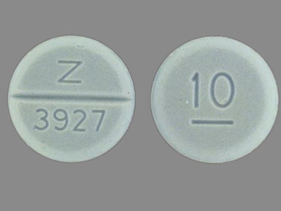 Diazepam 10 mg Z 3927 10