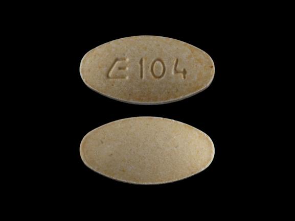 Lisinopril 40 mg E 104