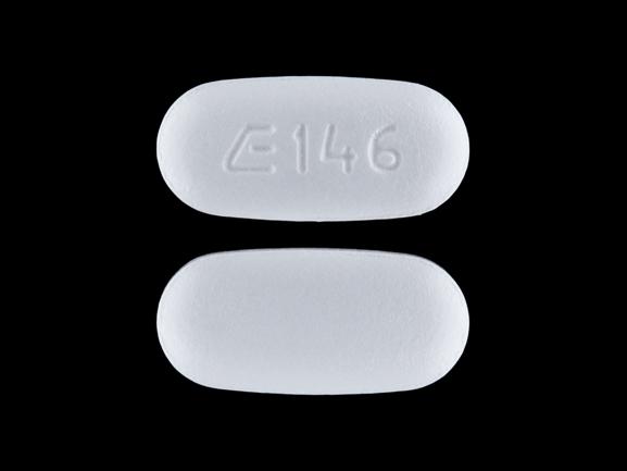 Pill E 146 White Oval is Nabumetone