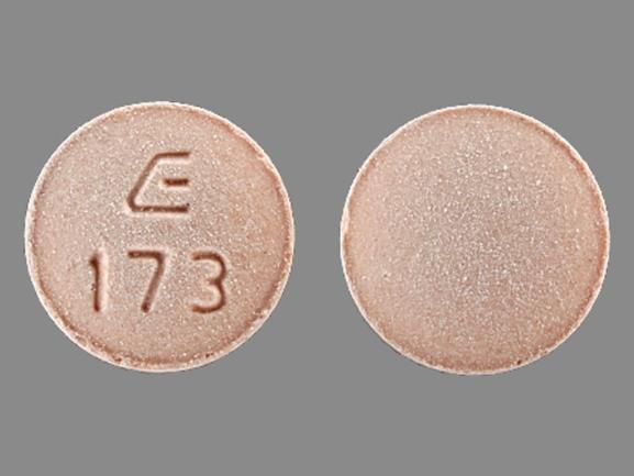 Hydrochlorothiazide and lisinopril 25 mg / 20 mg E 173