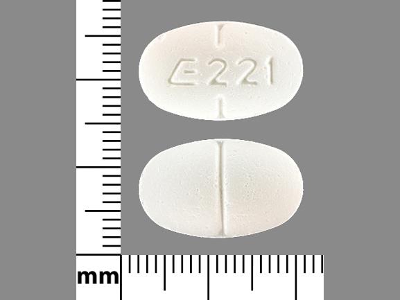 Metformin hydrochloride 1000 mg E 221